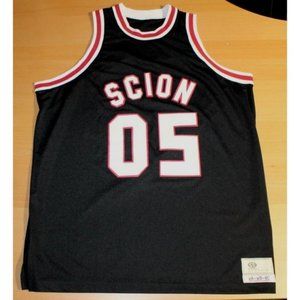 Vintage Scion Embroidered Logo Basketball #05 Jersey Tank Top Adult Men XL Black